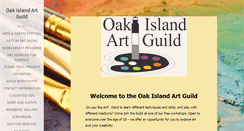 Desktop Screenshot of oakislandartguild.org